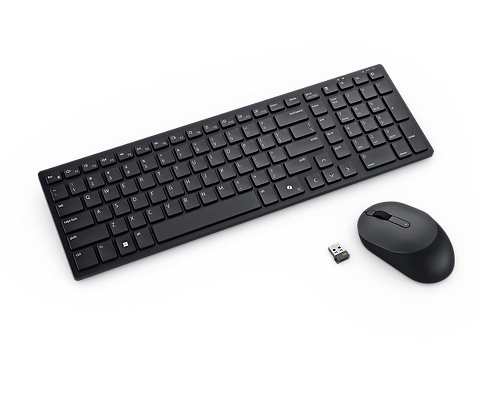 [19176309000] Dell Silent Keyboard and Mouse km555 keyboard and Maus Set Keyboard 4020 dpi Input Devices