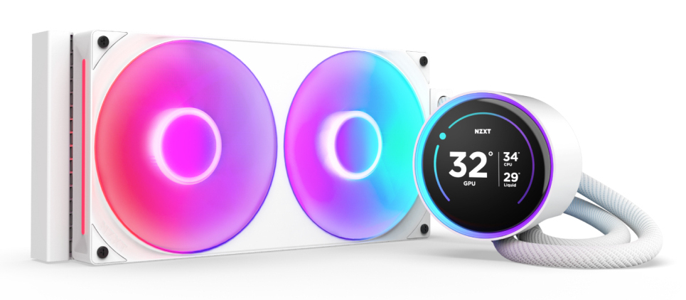 [19368192000] NZXT Kraken Elite 280 RGB Processor-Fluessigkeitskühlsystem with 34.5 dB AMD Socket Other Type AM4 (Ryzen) Coolers RL-KR28E-W2