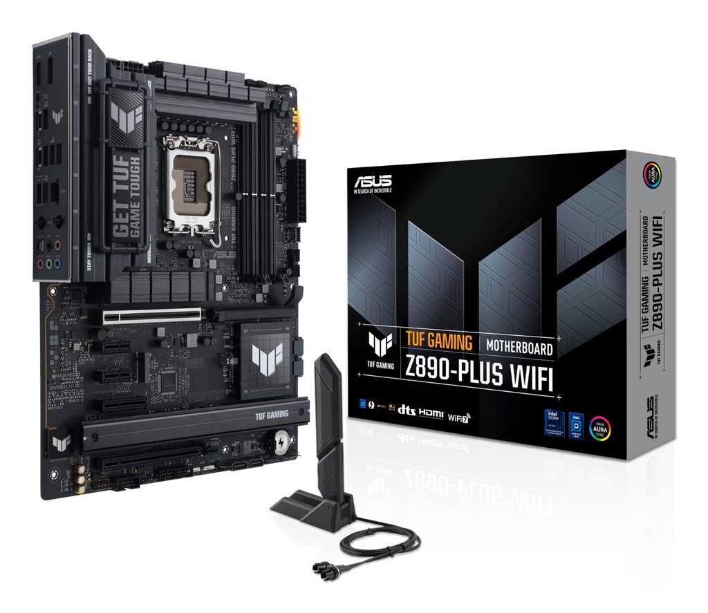 ASUS TUF GAMING Z890-PLUS wi-fi Motherboard ATX LGA 1851-Socket Z890 Chips... Intel Socket 1851 (Core Ultra 100&200) Motherboards 90MB1IQ0-M0EAY0