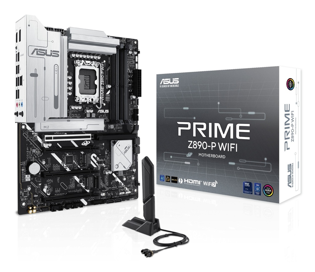 [19378934000] ASUS PRIME Z890-P wi-fi, Intel, LGA 1851 (Socket V1), Intel Core Socket (Core Ultra 100&200) ATX Motherboards 90MB1I70-M0EAY0