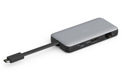 DIGITUS USB-C Travel Docking Station, 7-Port Notebook Accessories