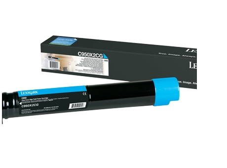 Lexmark C950X2CG C950 Toner cyan 22.000 Original Toner Cartridge Toner Cartridges