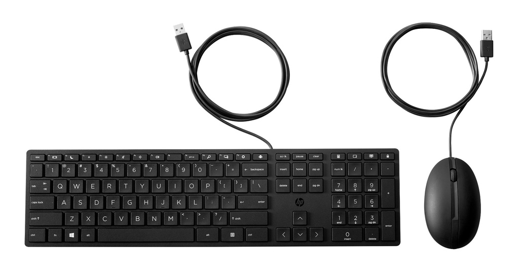 [19860138000] HP Wired 320MK combo EMEA-INTL English L Keyboard 1000 dpi Keyboards, Mice & Input Devices