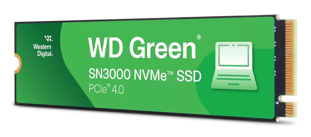 [20034448000] WD SSD M.2 Green Sn3000 NVMe 894 GB - 1,304 SSDs WDS100T4G0E-00CPS0