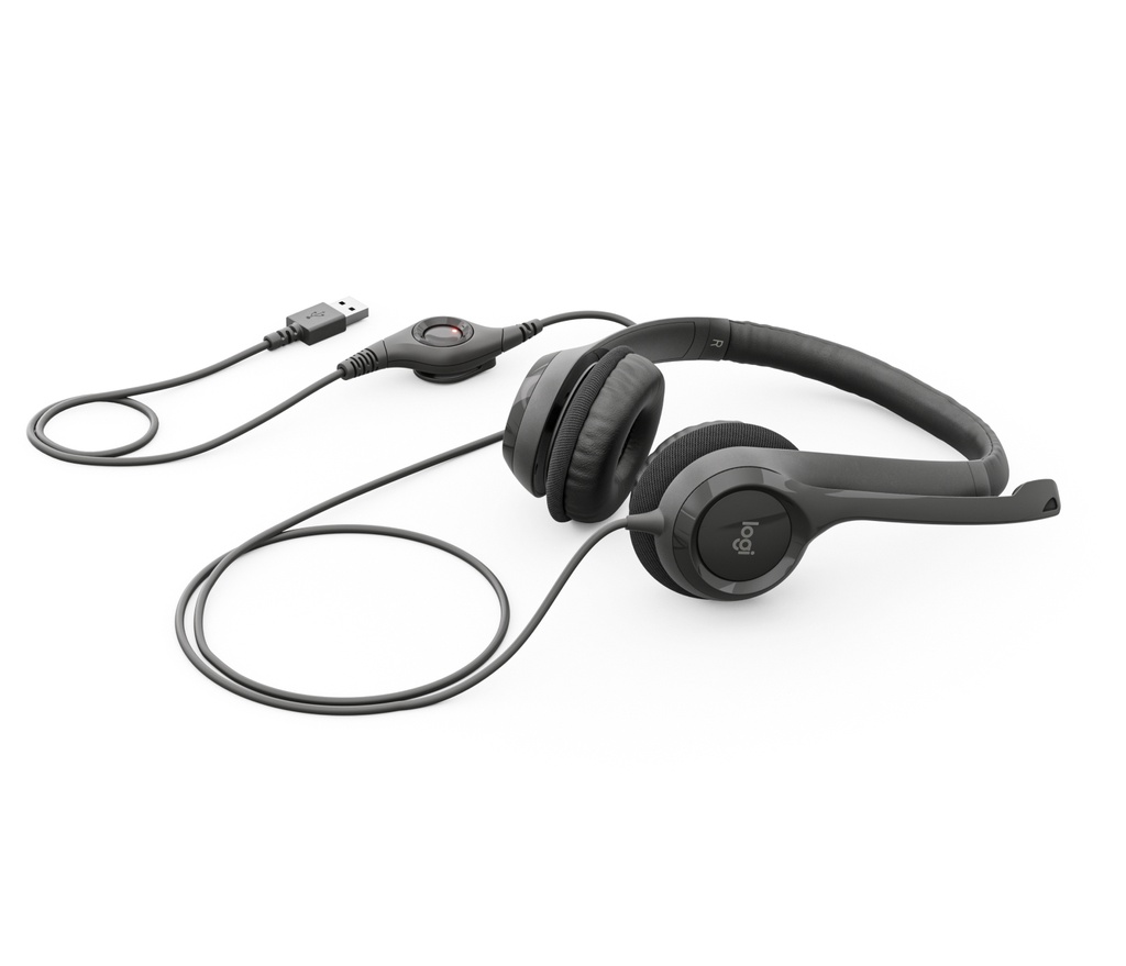 [2005679000] Logitech USB Headset H390 ohrumschließend Headset 20 KHz Audio Equipment