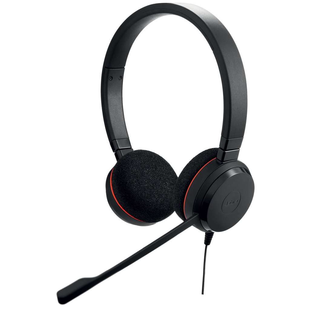 Jabra Evolve 20 USB C/A UC Stereo Headset 7 KHz 1 M Audio Equipment 4999-829-269