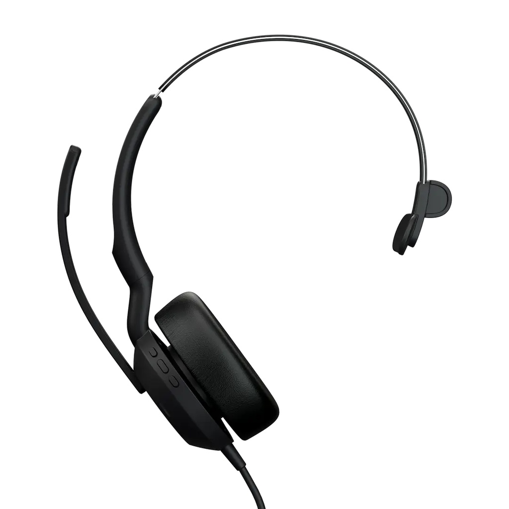 Jabra Evolve2 50 USB C/A MS Mono Headset Mono Audio Equipment