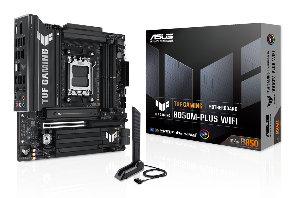 [20144587000] ASUS TUF GAMING B850M-PLUS wi-fi Motherboard micro ATX Socket AM5 AMD (Ryzen Zen4) Motherboards 90MB1IY0-M0EAY0