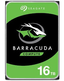 [20218166000] Seagate Barracuda HDD SATA 13TB - 25 TB 3.5 Inch HDDs ST16000DM001