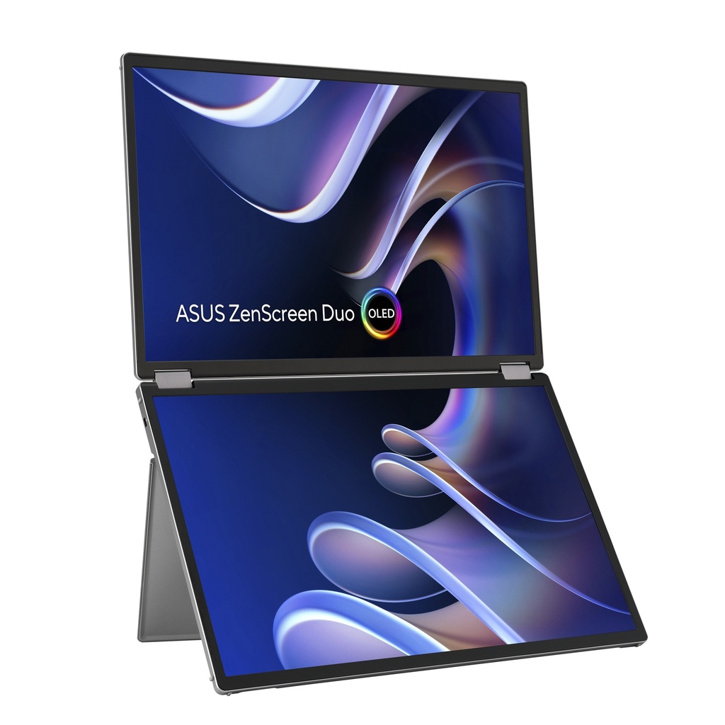 ASUS ZenScreen Duo Oled Mq149Cd 14 Flat Screen inch 12 - 14-inch 1 ms Monitors 90LM0AKV-B01N70