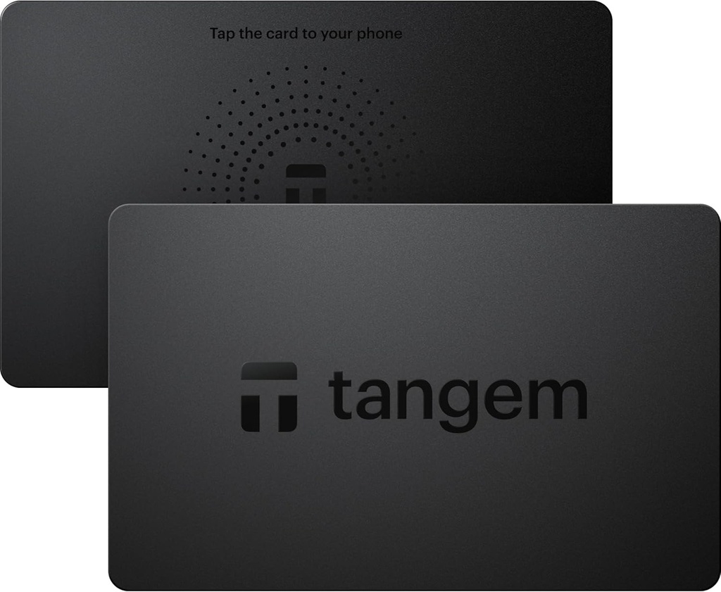 [20263560000] TANGEM Wallet 2.0 Secure Crypto 2 Card Set Black Phone Accessories