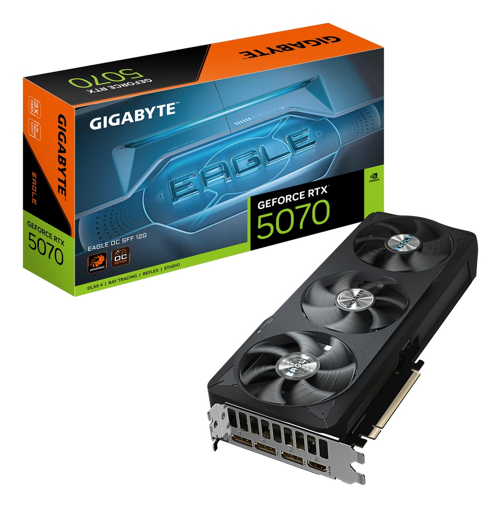 [20325005000] Gigabyte GeForce RTX 5070 EAGLE OC 12 GB graphics card HDMI/DP Nvidia 5000 Cards GV-N5070EAGLE OC-12GD