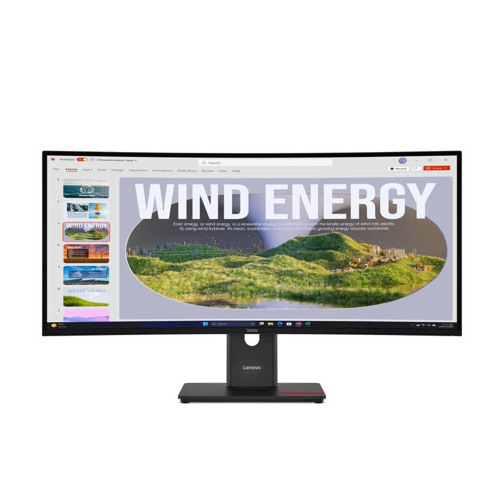 [20451539000] Lenovo ThinkVision T34 34-inch/34 inch Flat Screen 3,440x1,440 TFT Monitors