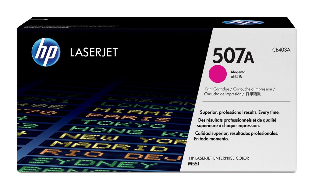 HP 507 A Magenta Original LaserJet Toner Cartridge 6000 pages Magenta 1 PC(s Toner Cartridges