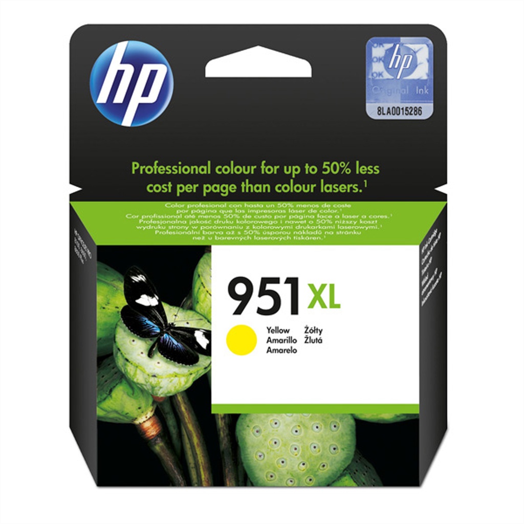 HP Tintenpatrone CN048AE 951XL 1 Original Ink Cartridge Yellow Cartridges CN048AE#BGX