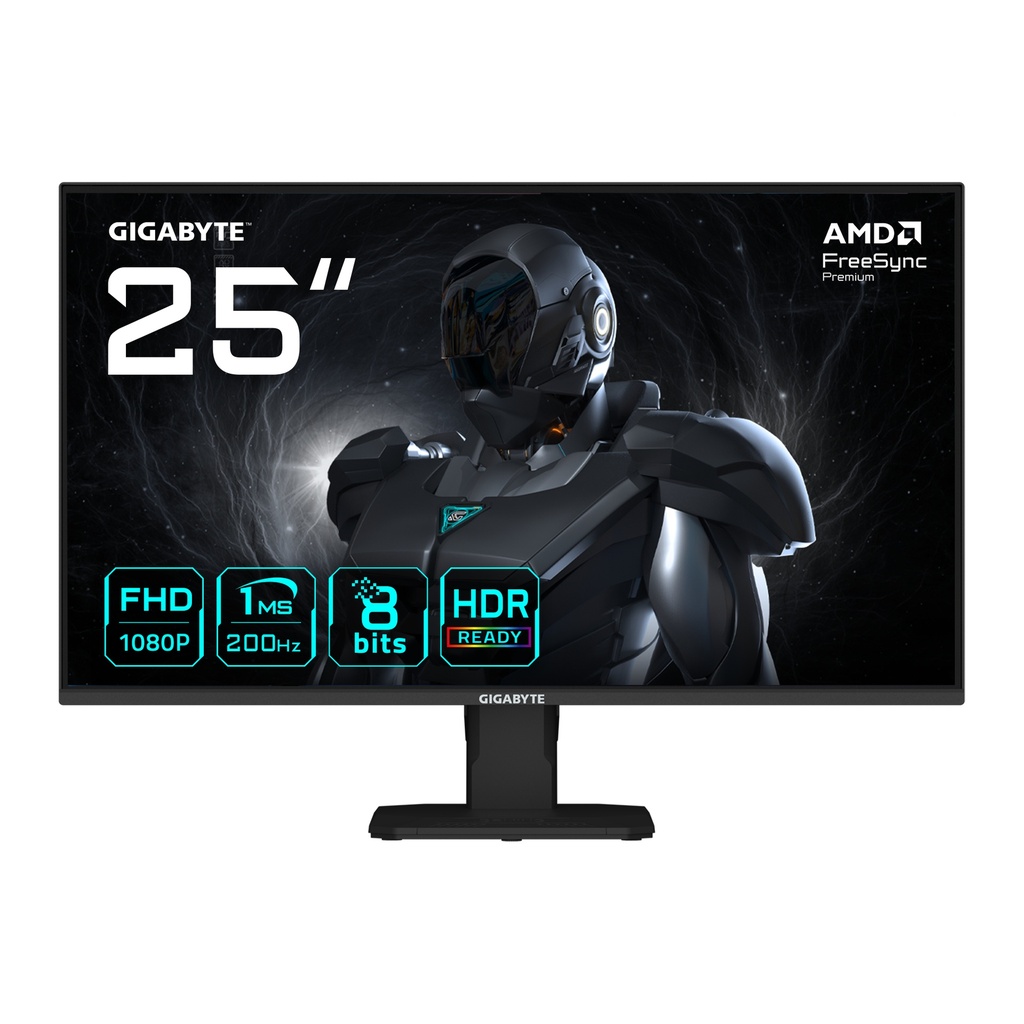 Gigabyte Gs25F2 25 inch Fhd Gaming Monitor Flat Screen 62.2 cm 24 3kg Monitors GS25F2 EU