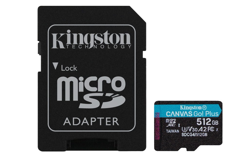 Kingston microSDXC Canvas Go Plus Extended Capacity SD (MicroSDHC Flash Memory