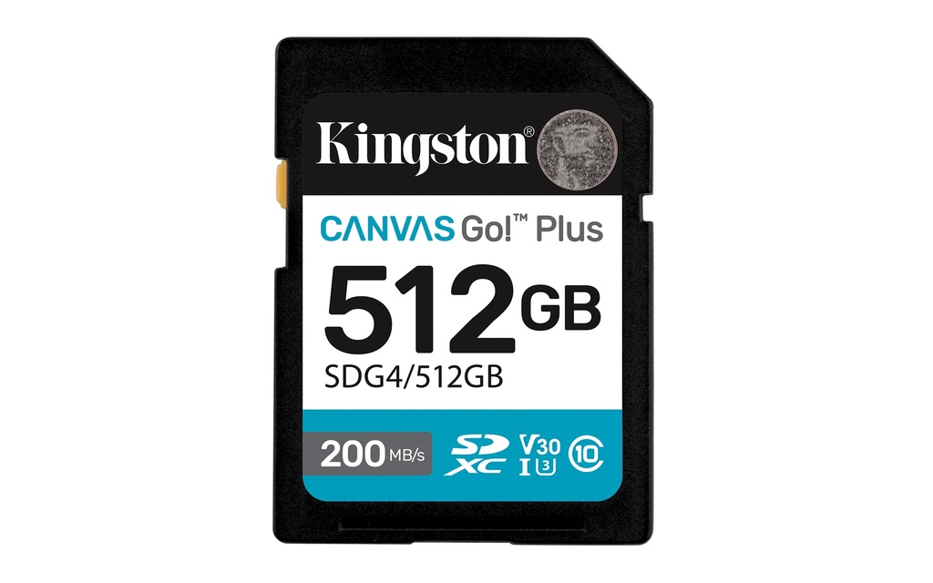 [20631505000] Kingston Sdxc Canvas Go Plus Gen4/s C10 UHS-I U Extended Capacity SD (SDXC Flash Memory