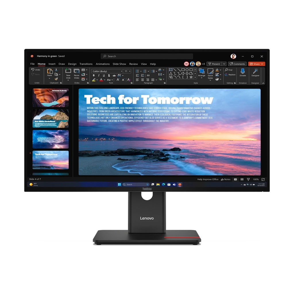 [20667463000] Lenovo ThinkVision T27 68,6 cm/27 inch 27-inch/27 inch Flat Screen 2,560x1,440 IPS Monitors