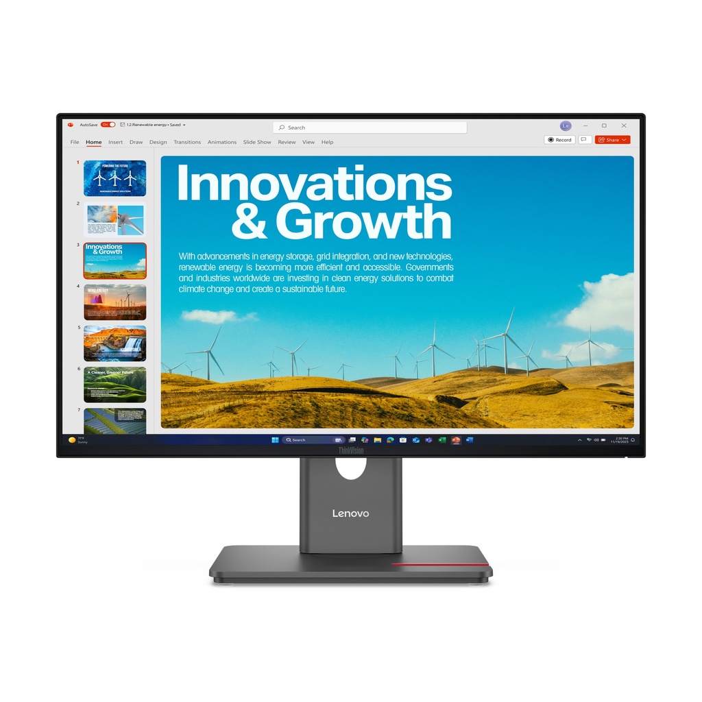 [20667476000] Lenovo ThinkVision P24qd-40 LED-Monitor 24 inch Flat Screen 23.8-inch Calibration Monitors 64B1GAT1EU