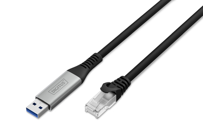 DIGITUS USB-A RJ45 Ethernet cable, 1 Gbit/s, 2 m Cables & Adapters