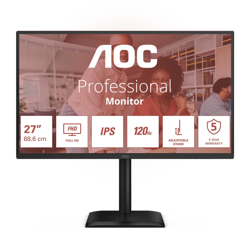 [20933646000] AOC Monitor 27E4U 27 Full HD Flat Screen 27-inch Monitors