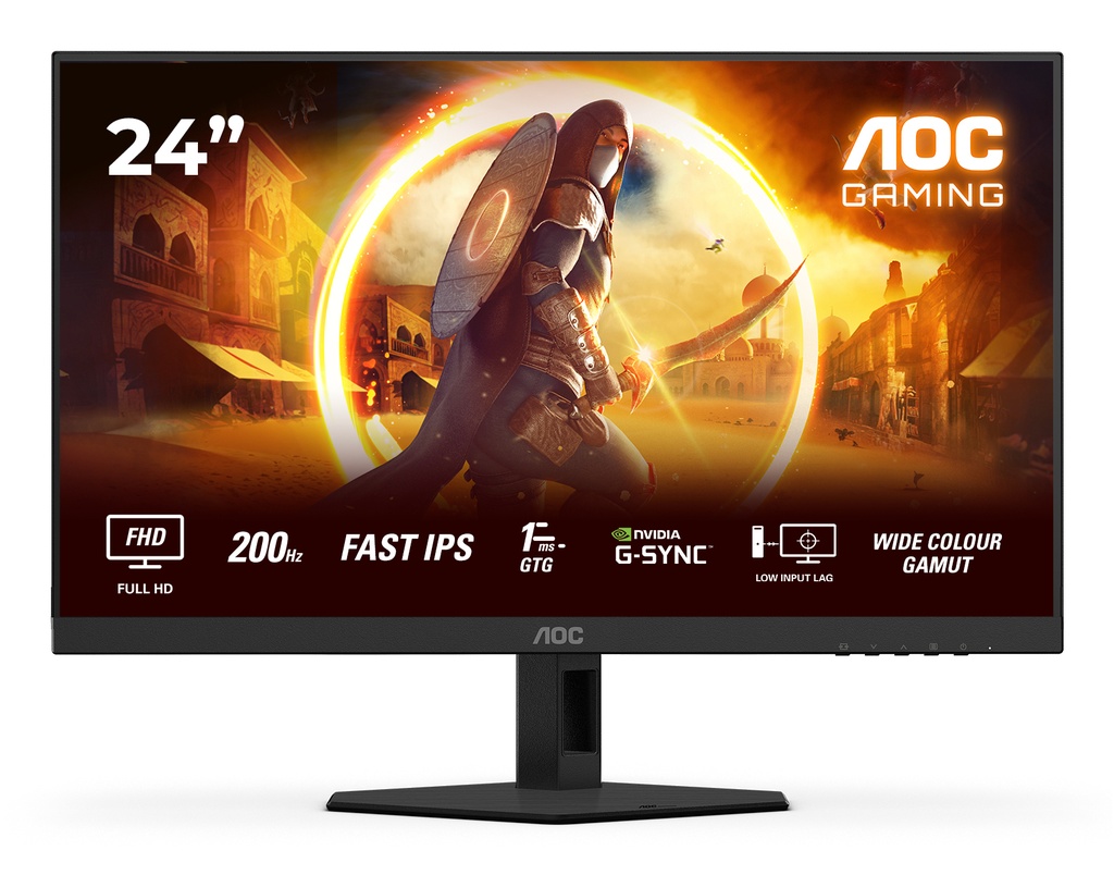 [20940613000] AOC monitor IPS 24 G4 Flat Screen 23.8-inch Inch Monitors 24G4HRE