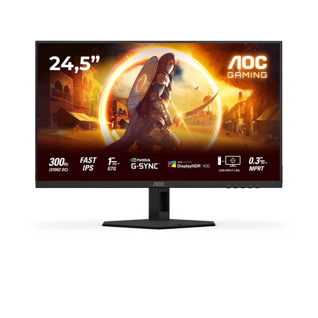 AOC 25 inch Fast IPS Monitor Flat Screen 62.2 cm 24 24.5 Monitors 25G4SRE