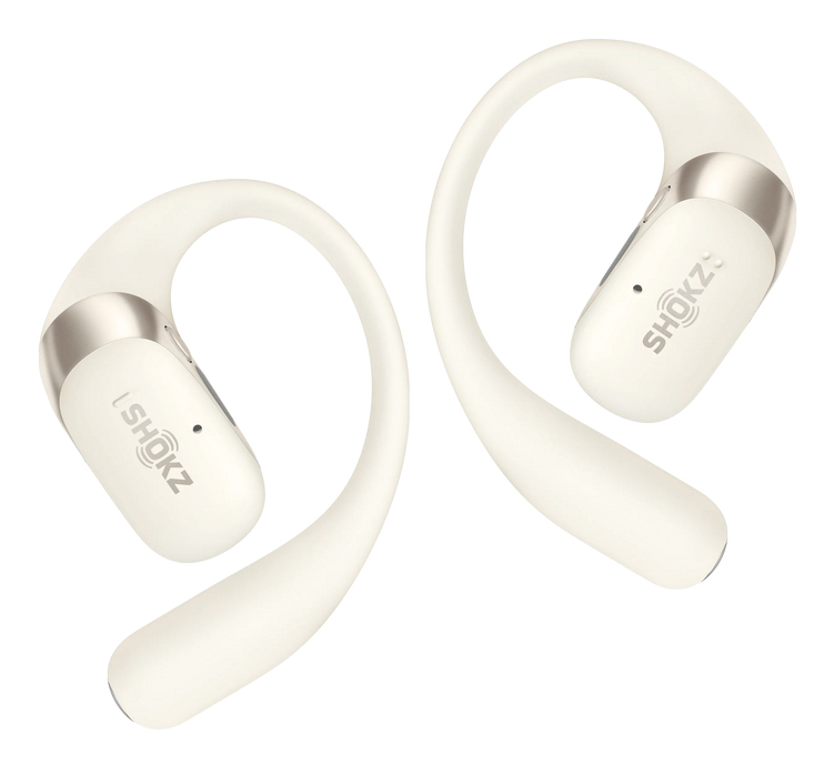 [20951047000] AfterShokz Knochenschall Kopfhörer OpenFit 2 Beige Headphones Wireless Bluetooth Audio Equipment T920BG