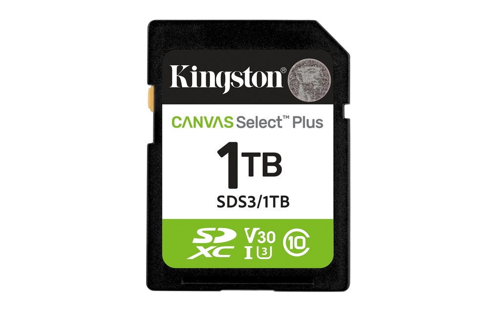 [21101606000] Kingston Sdxc Canvas Select Plus Gen3/s Extended Capacity SD (SDXC Flash Memory