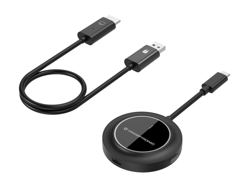 [21186131000] Conceptronic Wireless USB-C to HDMI Display Kit 1080P Cable/adapter set Digital Cable / Adapter Cables & Adapters ATHERIC01B