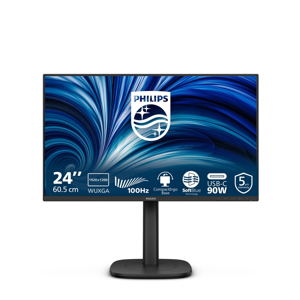 Philips 24B2U3301D Monitor a LED 24 inch Flat Screen 61.2 cm Monitors