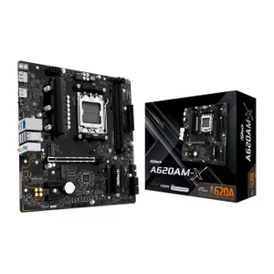 ASRock A620Am-X Motherboard micro ATX Socket Am5 Amd A620A chipset US... AMD Socket AM5 (Ryzen Zen4 Motherboards
