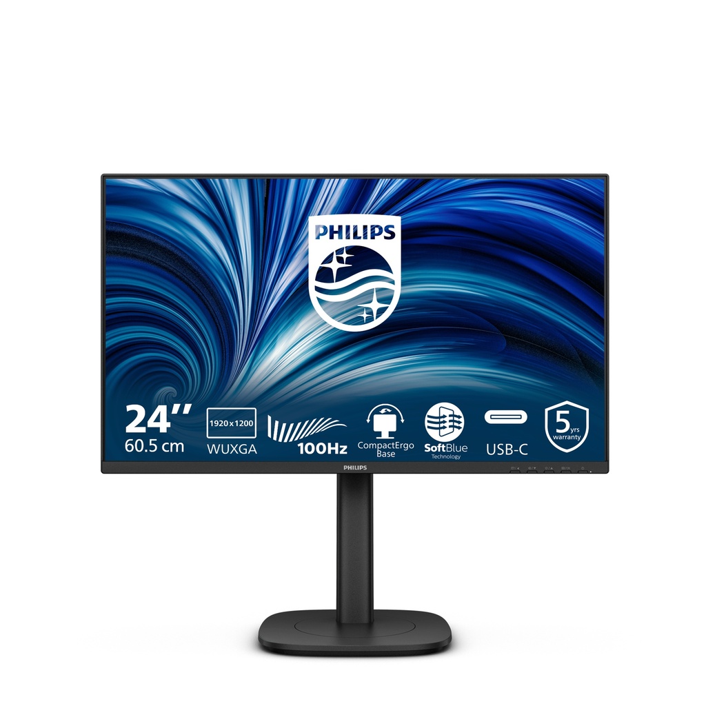 [21323988000] Philips 24B2N3200D Monitor 24 inch Flat Screen 61.2 cm Monitors