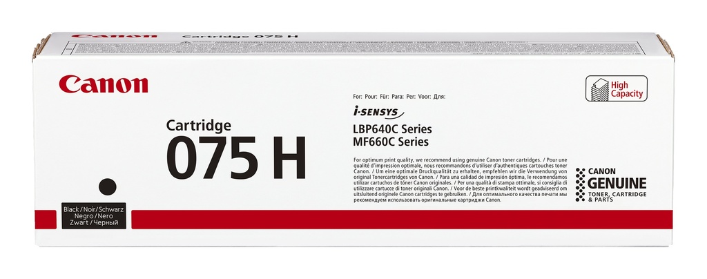 Canon Toner Cartridge 075 H BK Original Toner Cartridge Toner Cartridges