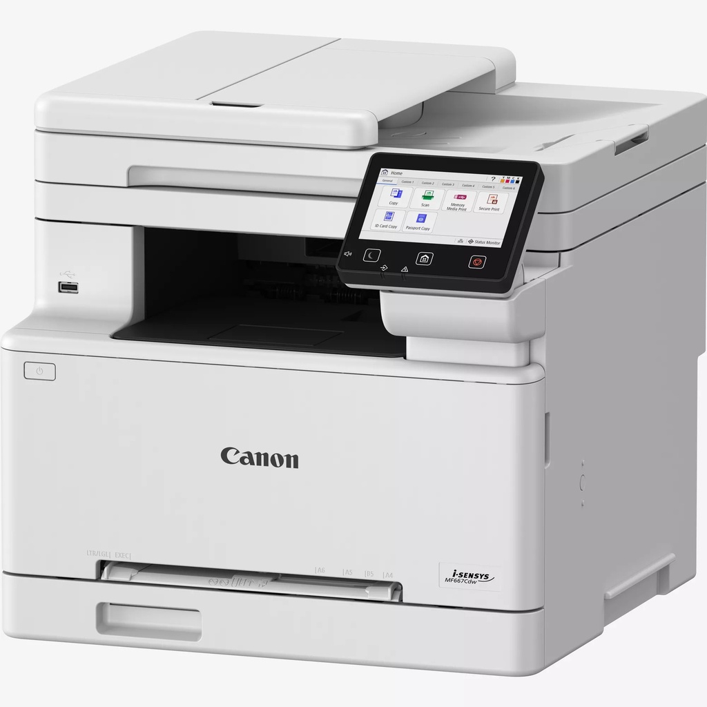 [21347476000] Canon i-SENSYS MF 667 Cdw Laser/LED Fax Colored 25 ppm USB 2.0 Multifunction Printers