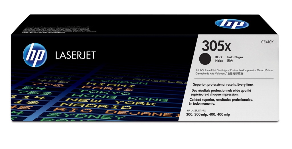 [2139361000] HP 305X High Yield Black Original LaserJet Toner Cartridge 4000 pages Cartridges CE410X