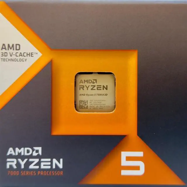 AMD Ryzen 5 7500X3D AM5 4.5 GHz 102MB CPUs
