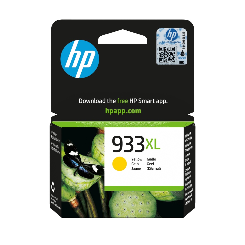 [2200402003] HP 933 XL yellow printer cartridge CN056AE Original Ink Cartridge Ink Cartridges