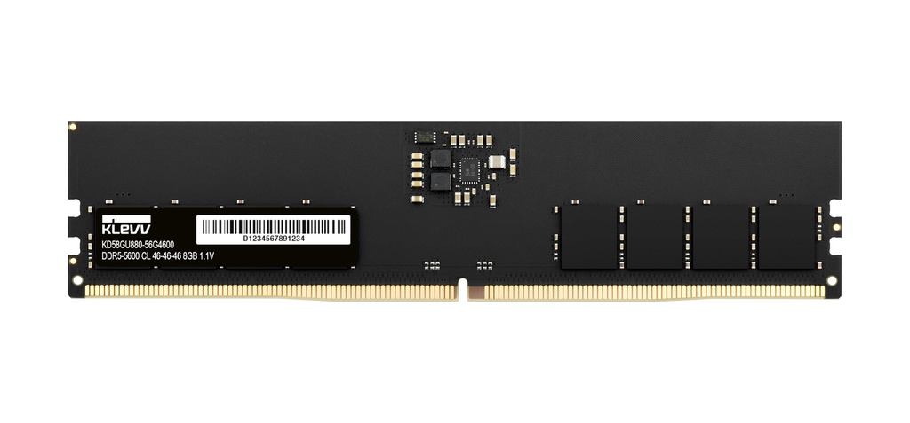 [22117610000] Klevv DDR 5-RAM CL46 TRAY KD58GU880-56G4600 8 GB DDR 5 Memory Modules