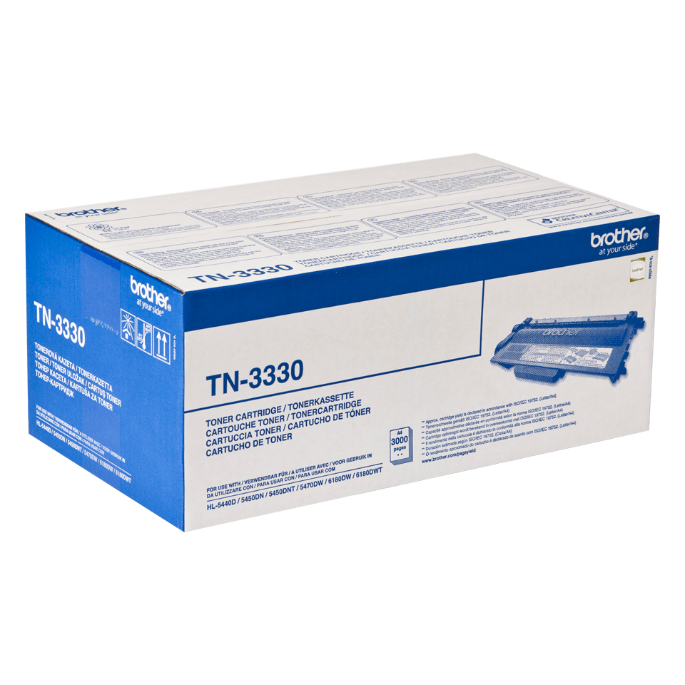 Brother Toner Black 3 Original Cartridge Cartridges TN3330