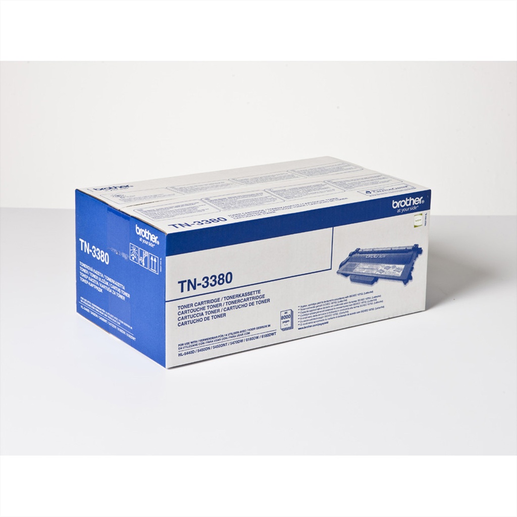 [2261677000] Brother Toner TN3380 8 Black Original Toner Cartridge Toner Cartridges