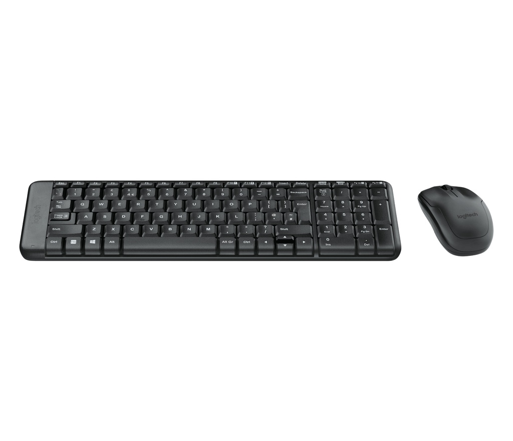 [2264577000] Logitech Wireless Combo MK220 Keyboard 1000 dpi Optical QWERTY Black Keyboards, Mice & Input Devices