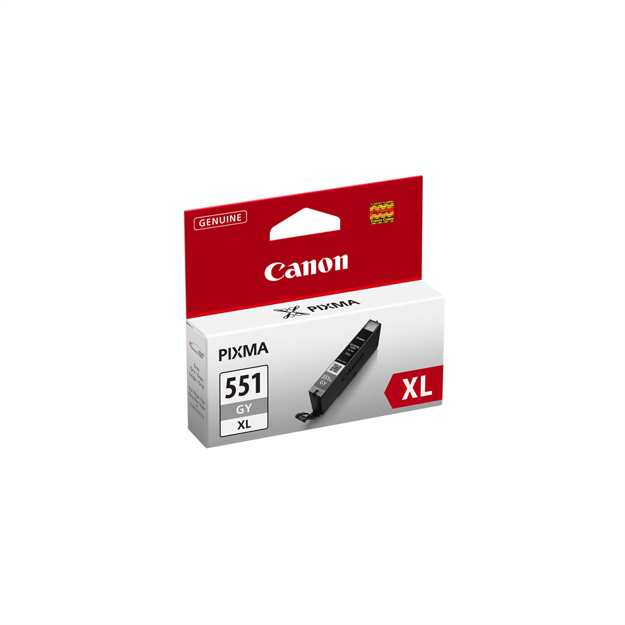 [2371650000] Canon CLI-551GY XL CLI-551XL High Yield gray Ink Cartridge (XL) Pigment-based Original 6447B001