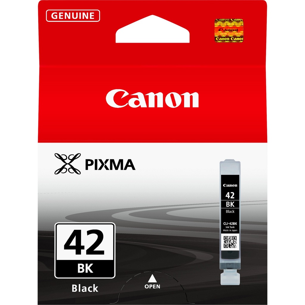 Canon CLI-42BK Black Ink Cartridge Standard Yield Photo Dye-based Original Cartridges 6384B001