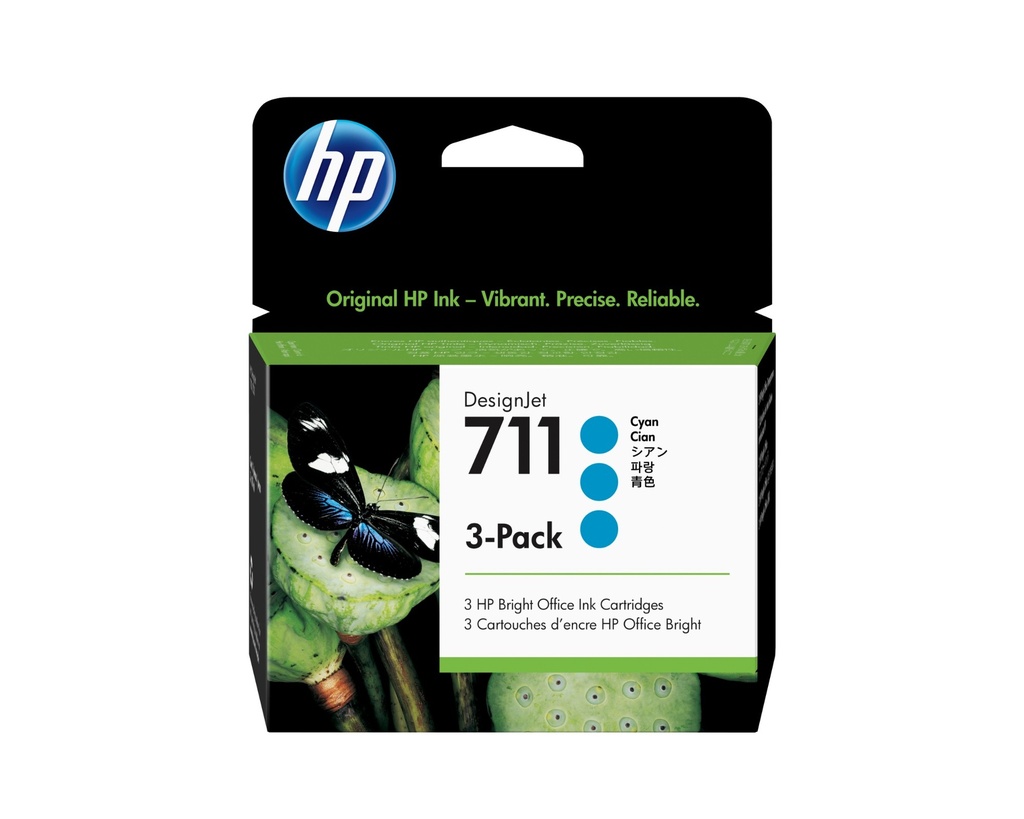 [2386589000] HP DesignJet 711 Ink Cartridge Original cyan 29 ml Ink Cartridges