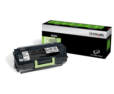 [2428944000] Lexmark Toner 522HE Black Kapazität 25 52D2H0E Original Toner Cartridge Toner Cartridges