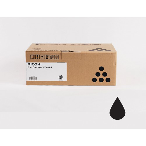 Ricoh Black Original Tonerpatrone for Aficio SP 3400 Toner Cartridge Toner Cartridges