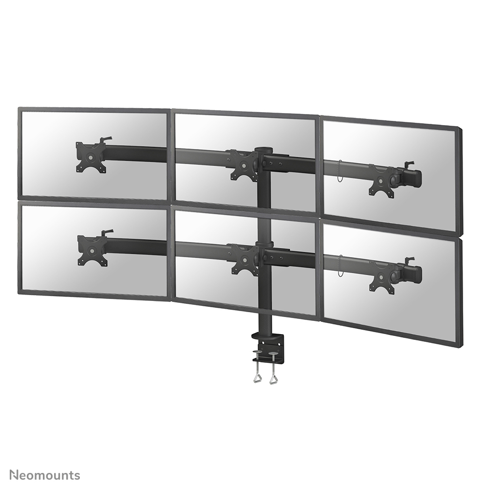 [2663108002] Neomounts Monitor arm 19-27 inch Clamp 8 kg 48.3 cm Flatscreen Accessory Mounting Kit Accessories FPMA-D700D6