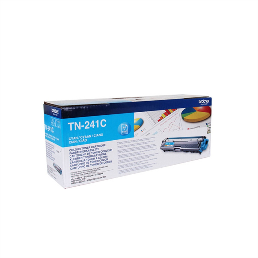 Brother TN241C Toner Cartridge Original cyan 1400 pages Toner Cartridges